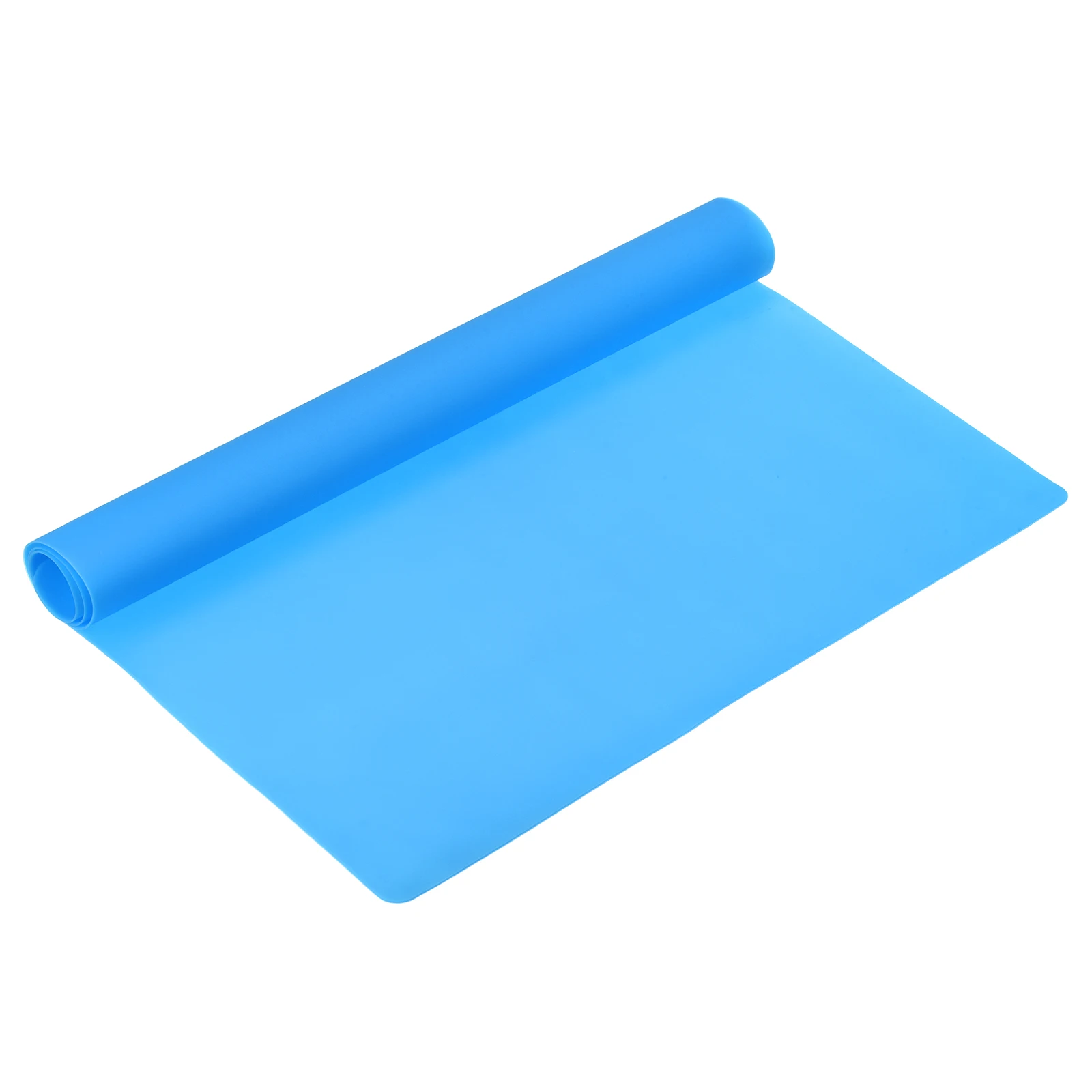 Uxcell Silicone Counter Mat Heat Resistant Mat 23.2x15.5inch Blue, for Counter Top, Tableware