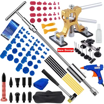 Réparation de bosses de voiture, outils en tôle, largeur réglable automatique + extracteur de bosses en T