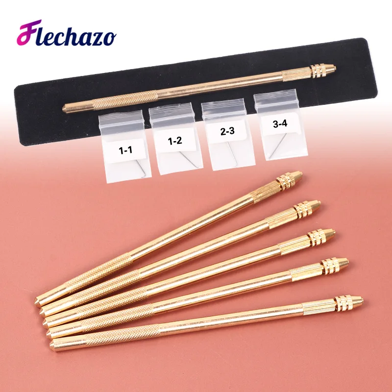 wholesale wig making ventilating needle hook for lace frontal closure wooden handle ventilating needles for wig making Professional Fixed Wig Accessories Ventilating Needle For Lace Front Wig Making Wooden Holder And Needle Together