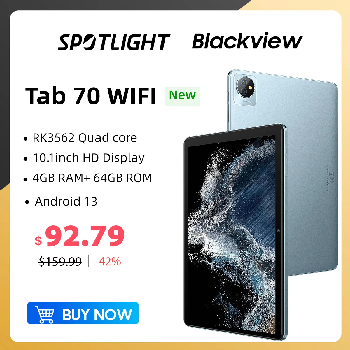 Blackview Tab 70 Wi-Fi Specifications, User Reviews, Comparison