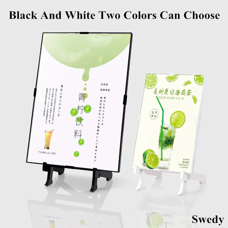 A5 148x210mm L Shape Acrylic Sign Holder Display Stand Table Number Menu Paper Card Holder Photo Picture Poster Frame a6 100x150mm t l shape advertisement acrylic sign holder display stand menu brochure holder wedding picture photo poster frame