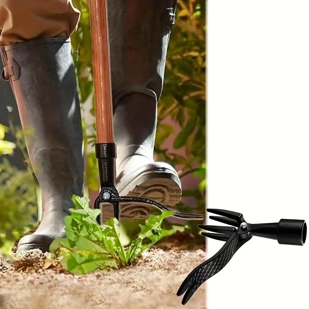 1PC Weed Tool 4-Claw Ergonomic Yard Maintenance Hand Tool