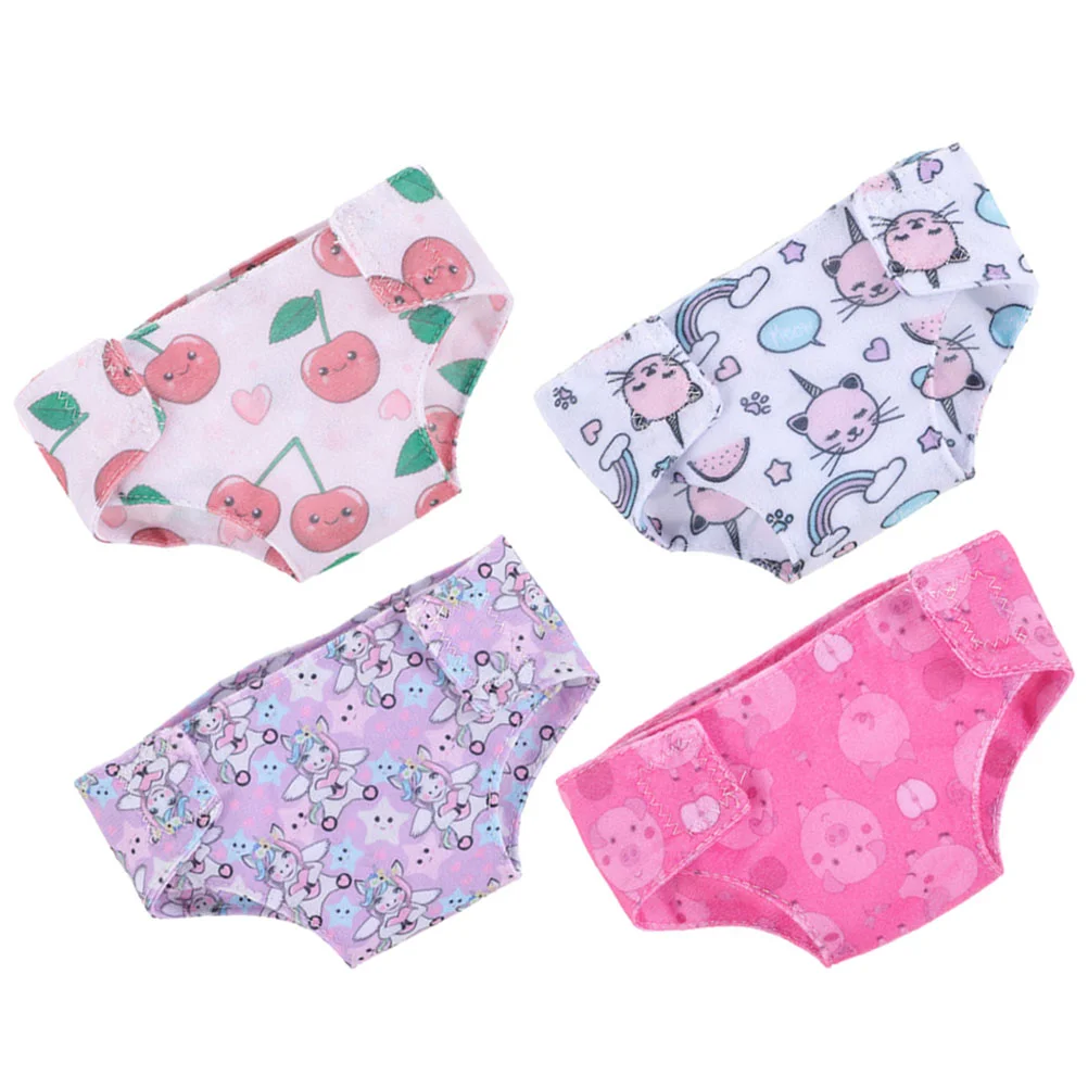 

Doll Diapers Doll Underwear Doll Underpants Toy Doll Briefs Panties Girl Barbi Doll Dress Up Clothes Accessories Kids