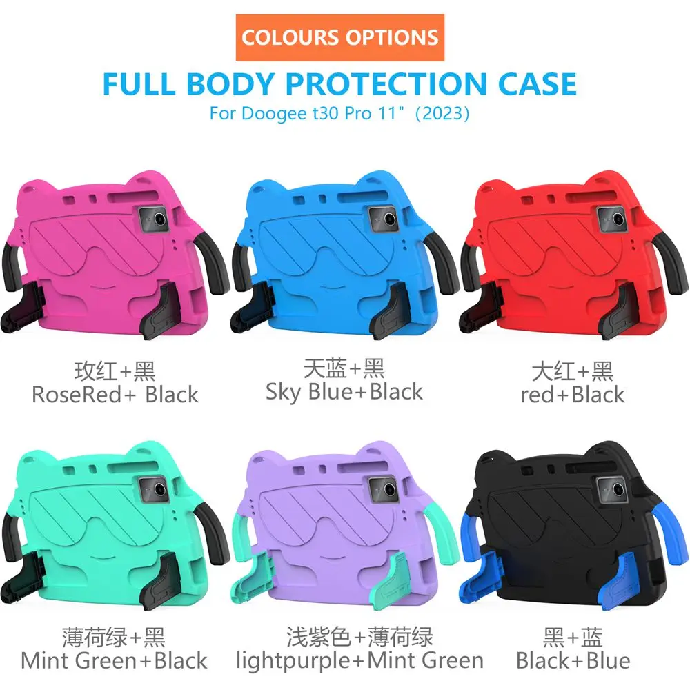 Kids' EVA Tablet Stand Case for 11 Tablets, 2023 Edition