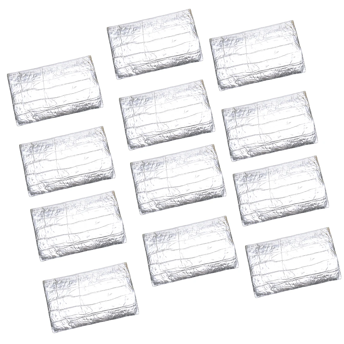 

12Pcs 5mm Silver Firewall Sound Deadener Heat Insulation Deadening Noise Damping Mat Pad Fit for All Car