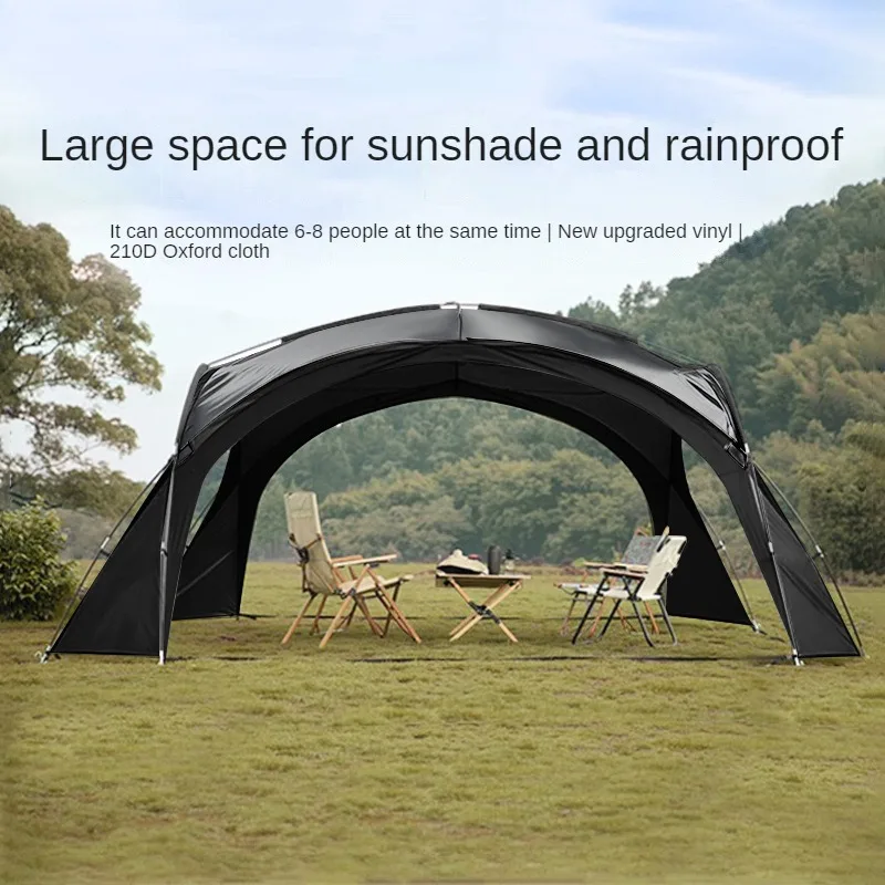 

8-10 Person Dome Tent Large Sun Protection Pergola Tent Picnic Hiking Awning Canopy 420*420*230cm Outdoor Camping Canopy