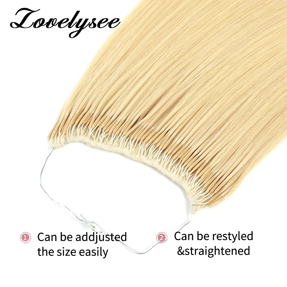 Cotton string twins I-tip thread hair extensions Straight Natural color hair Brazilian Remy human For woman No weft 12"-26"