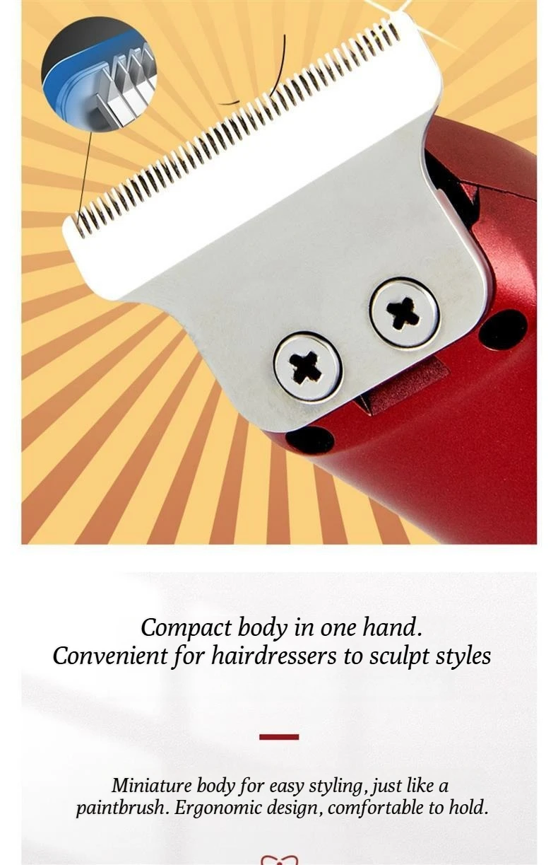 Professional T-Blade Hair Clipper - Ultra Precise Barber-Grade Trimming  Shaving