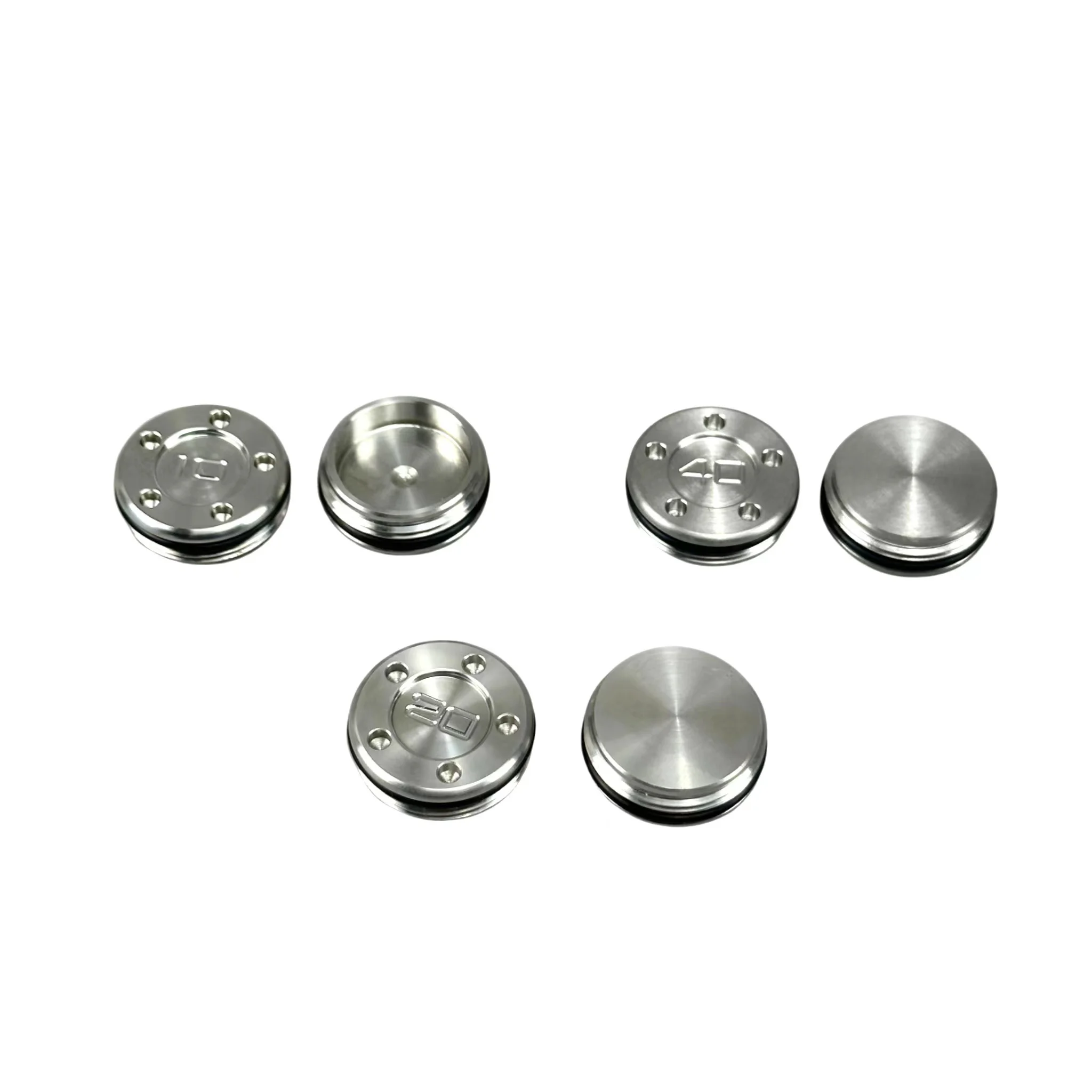 2pcs Silvery Golf Weight Custom Putter Screws Weights Compatible with Titleist Scotty Cameron 5g/10g/15g/20g/25g/30g/35g/40g 6