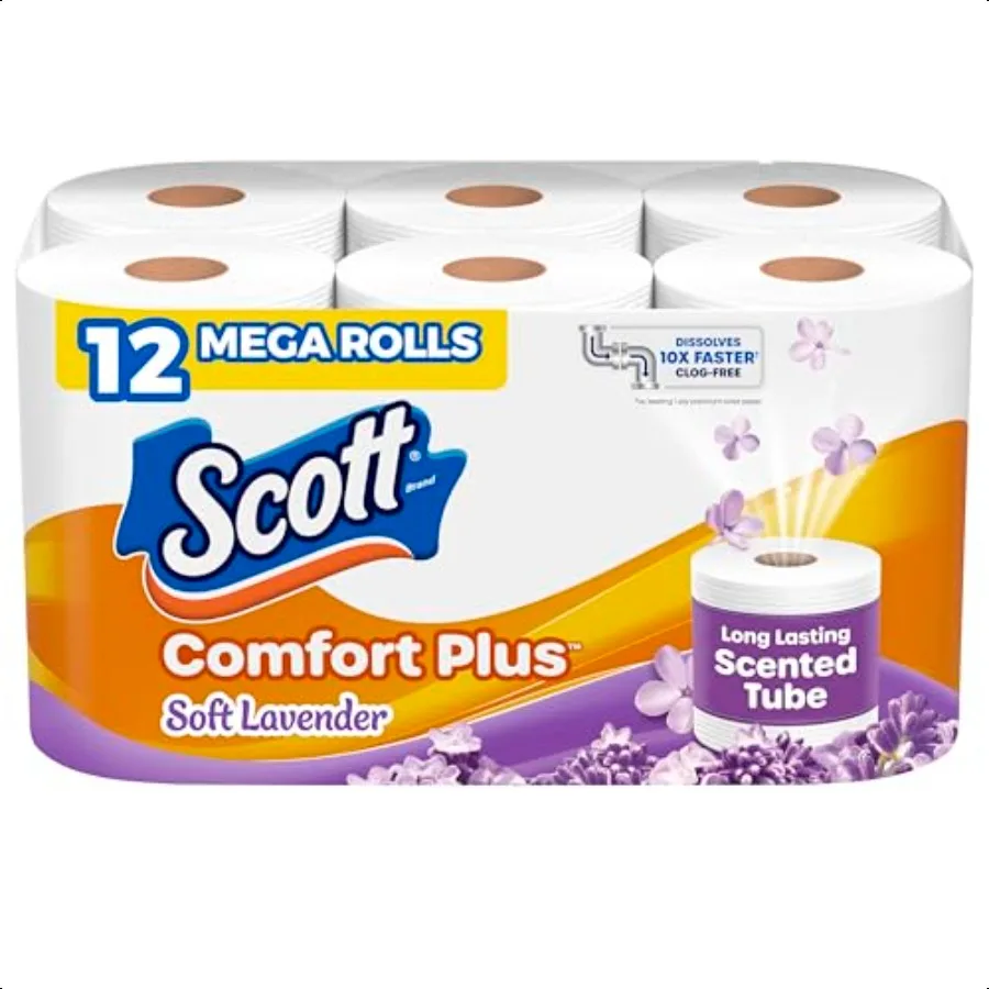 ComfortPlus Lavender Scented Toilet Paper Mega Rolls