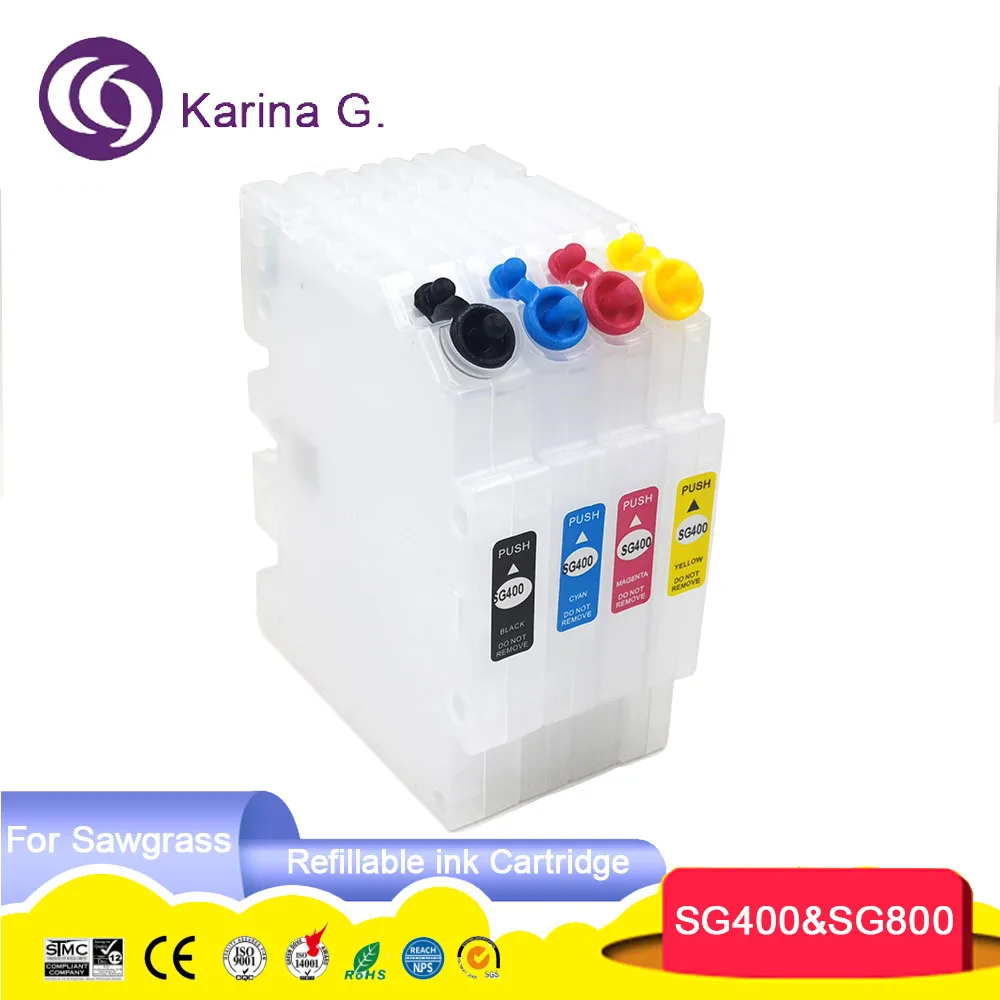 Premium Sublimation Color Refillable Ink Cartridge SG400 SG800 for Sublijet HD