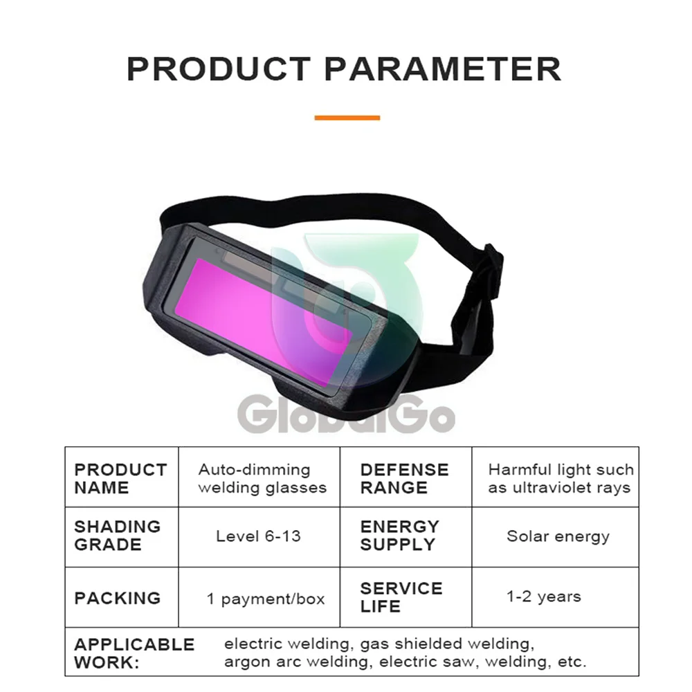 Welding Glasses Automatic Dimming Welding Glasses Light Change Auto Darkening Anti-Eyes Shield Goggle For Welding Masks EyeGlasses Accessories