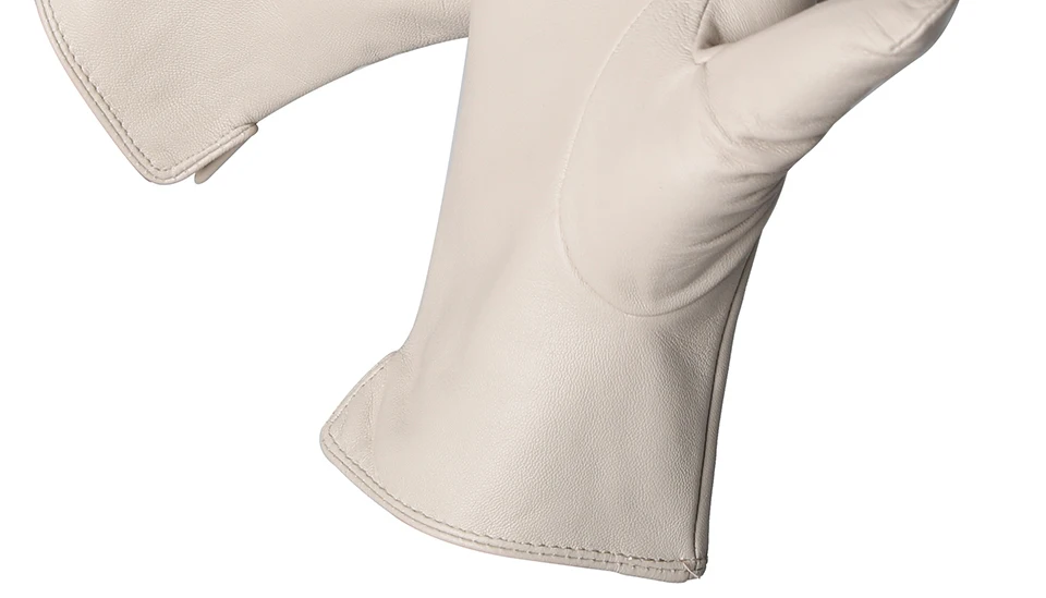 Gants en peau de mouton pour femmes, hiver chaud plus velours court mince écran tactile couleur de conduite gants en cuir pour femmes bonne qualité-2226