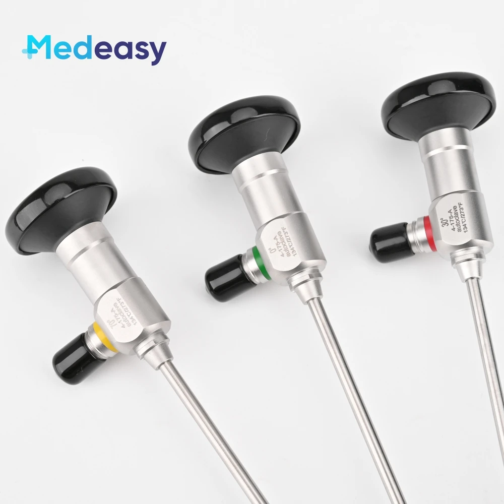 Endoscope Light Source Autoclave ENT Rigid Endoscope 4mm Sinuscope 0/30/70 Degree for Inspection and Surgery Teaching