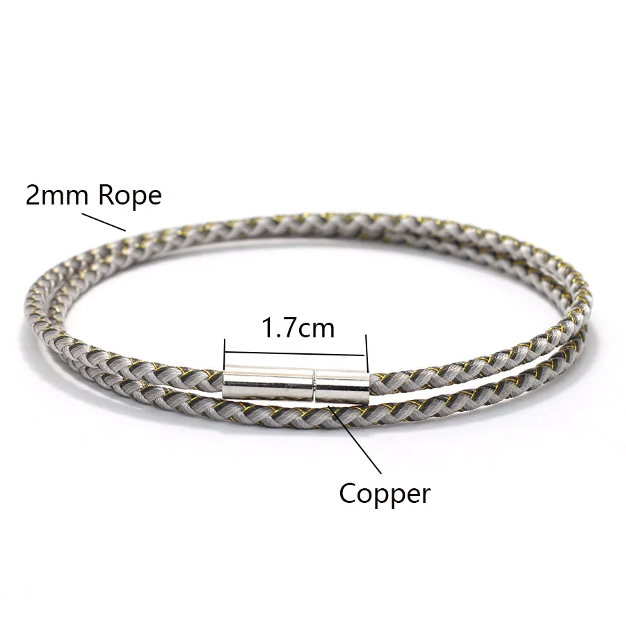 Red String Double Layer Thin Rope Women Bracelet