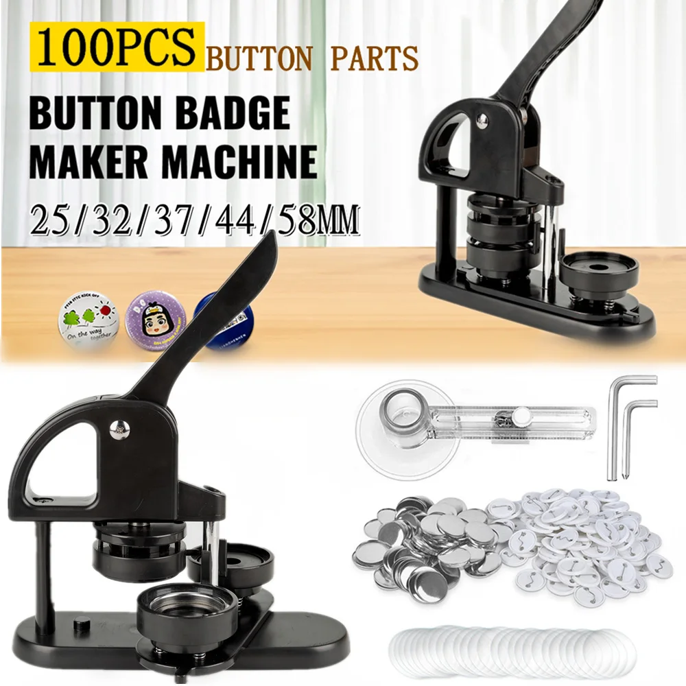 Badge-Button-Maker-Machine-DIY-Badges-Set-Pin-Button-Press-Badge-Making ...