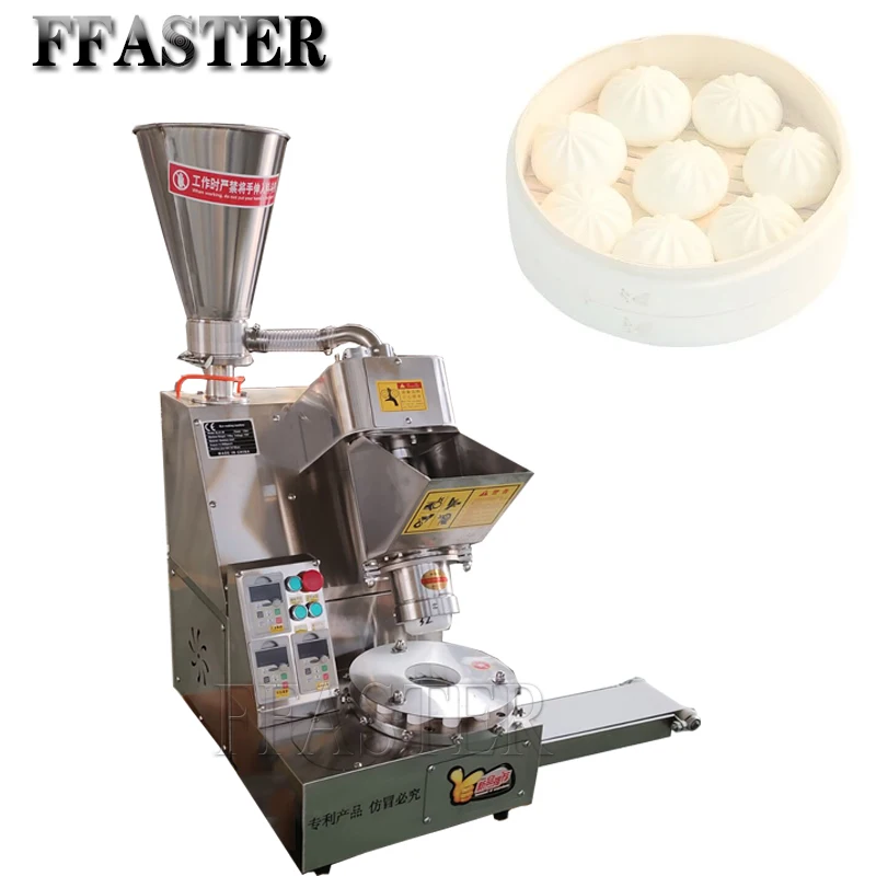 

Stainless Steel Automatic Steamed Bun Baozi Momo Machine Soup Dumpling Machine Steamed Momo Bao Buns Making Machine