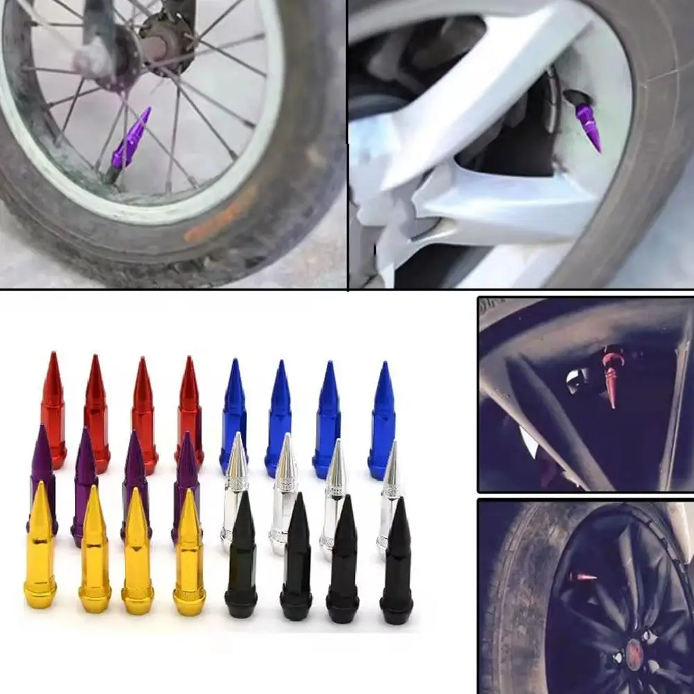 

4PCS Car Motorcycle Wheel Tire Valve Caps Dustproof Car Valve Styling Accessories Auto Cover Caps X5Z8