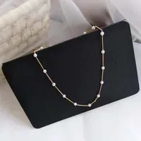 Nouveau Collier Ras-du-Cou Kpop pour Femme avec Perles Dorées, Bijou Gothique Pendentif pour le Cou, Modèle 2026 pour Fille 4