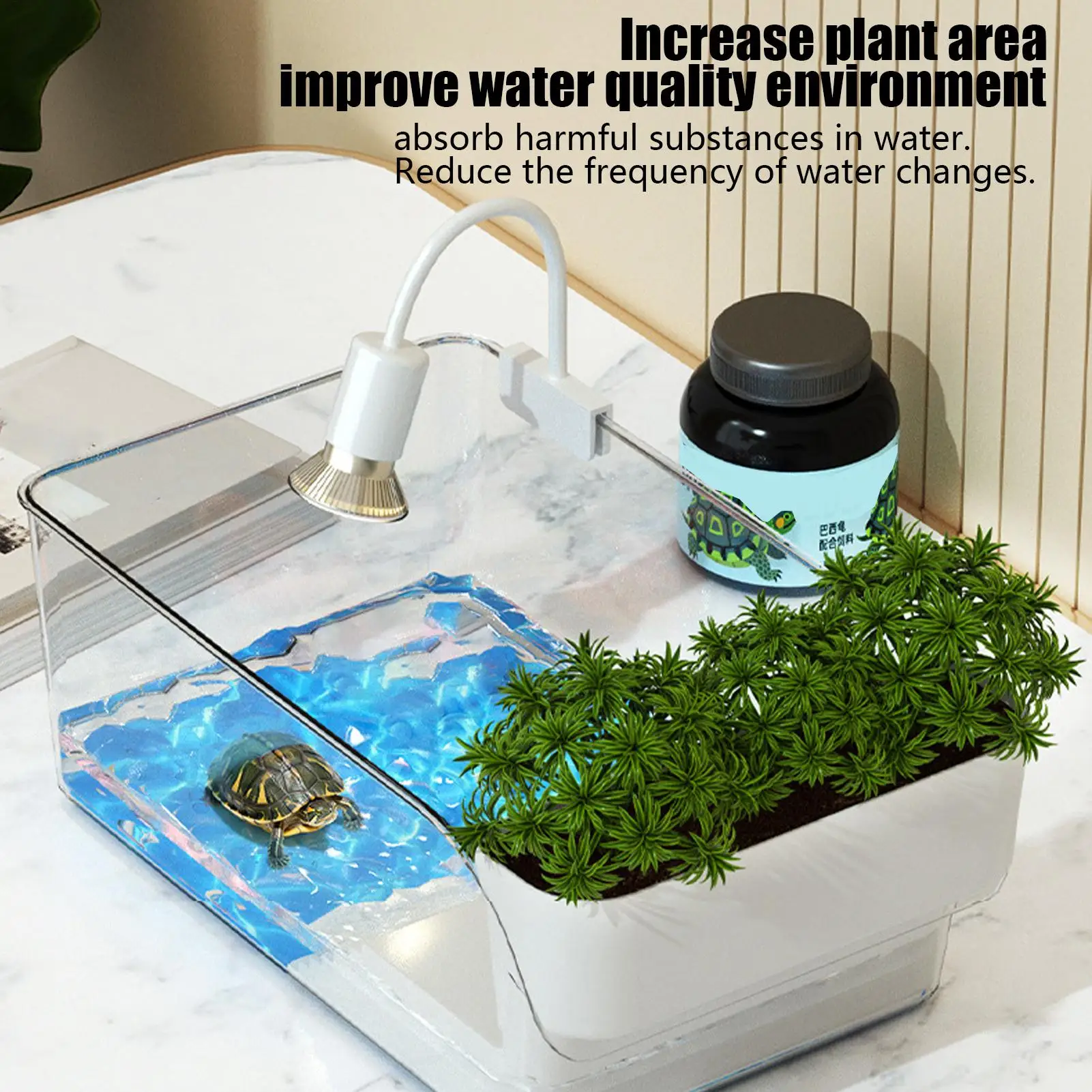 Plastic Turtle Tank Aquarium 4