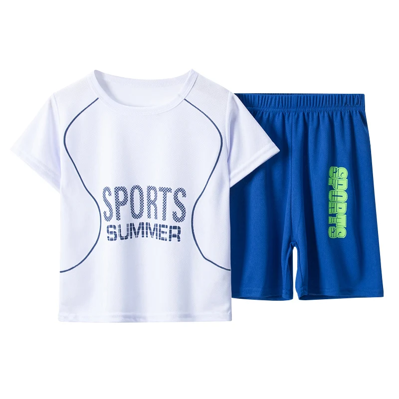 2/4 Pieces Of Summer Children’s Quick-drying Sports Suit Boys Running Vest girls Casual Joker Shorts Breathable Short Sleeves Baby & Maternity