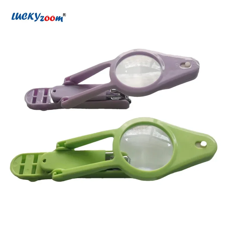 

Handheld Nail Clippers Magnifier 5X LED Magnifying Glass Illuminated Cutters for Elderly Children Nail Scissors Amplifier Loupe