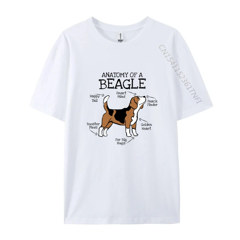 Tops & Tees Anatomy of a Beagle T Shirts Summer Fall Newest Street Short Sleeve 100% Cotton Round Neck Adult T Shirt Street Anatomy of a Beagle white