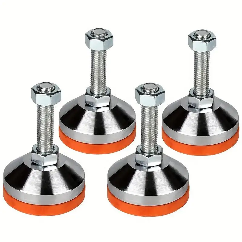 Heavy Duty Adjustable Leveling Feet with 1300Lb Capacity for Workbenches and Cabinets
