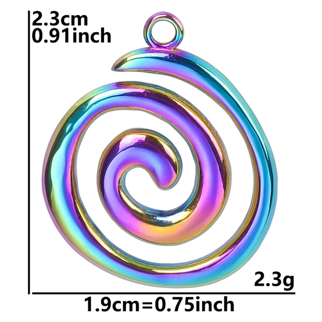 Stainless Steel Pendants Charm Unusual Set 5pcs 67