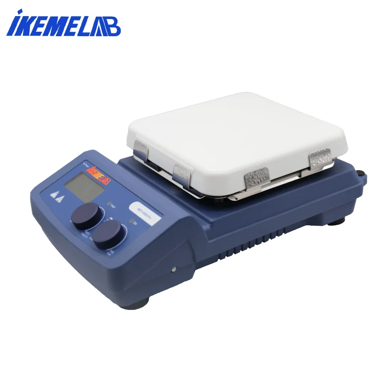 IKEME Heating Magnetic Stirrers MS7-H550-pro Laboratory Magnetic Stirrer With Hot Plate LCD Digital Hotplate Stirrer 20L