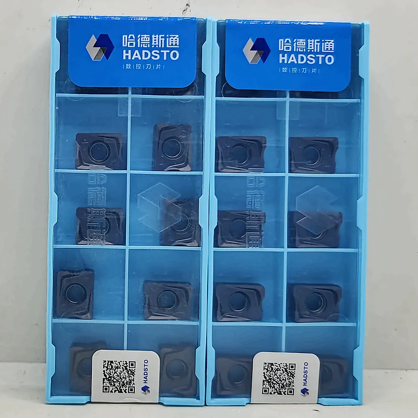10pcs LNGX120508ER-M HS5130 LNGX120508ER-M HADSTO CNC 카바이드 인서트 강철, 스테인레스 스틸, 주철용 밀링 인서트