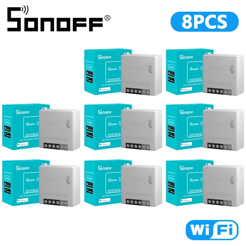 SONOFF MINI R2 WiFi Switch Two Way Control Light Switch Module Smart Home Automation Relay Breaker For eWeLink Alexa Google Home 