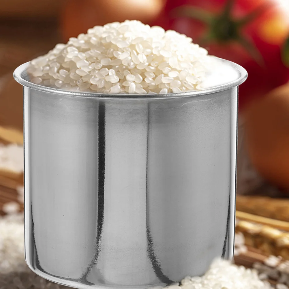 

Stainless Steel Measuring Cup Clear Scale Food-friendly Durable Container Utility Tool Dairy Metal Cups