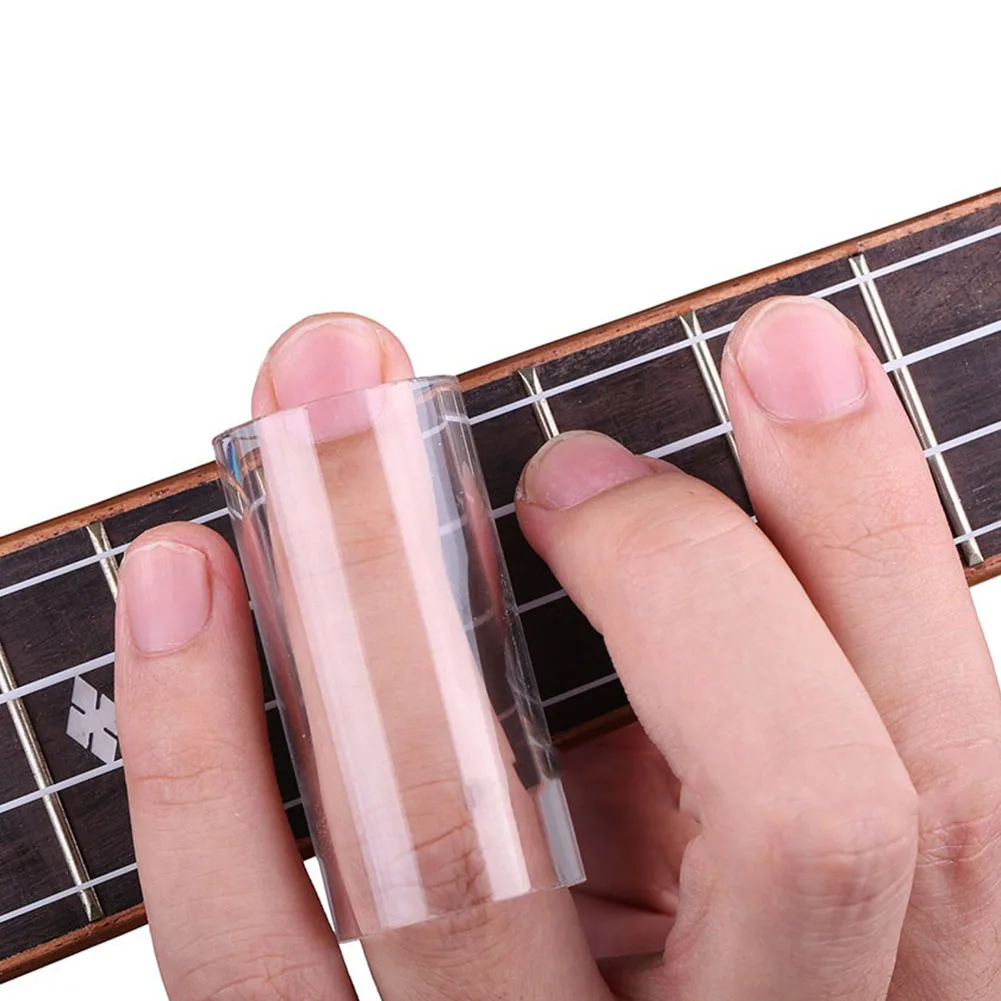 60MM High Guitar Slide Bar Stainless Steel And Plastic Finger Slides