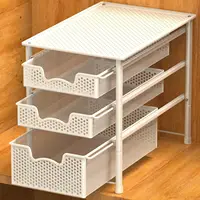 Alloy Steel Sliding Basket Organizer Drawer Cabinet 2