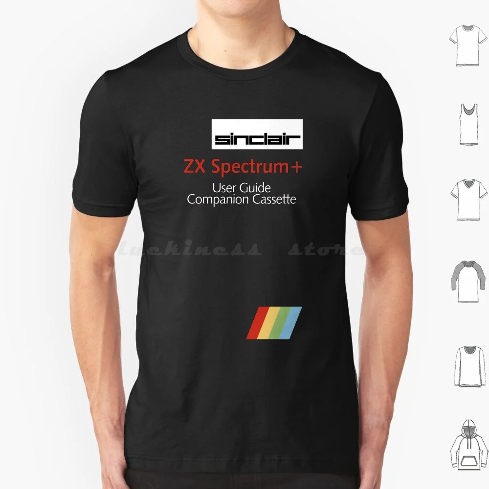 Zx Spectrum T Shirt Cotton Uomo Donna Diy Print Spectrum Zx Zx81 Zx80 Retro Geek 8 Bit Hipster Pc Computer 80S Gamer Retrogamer