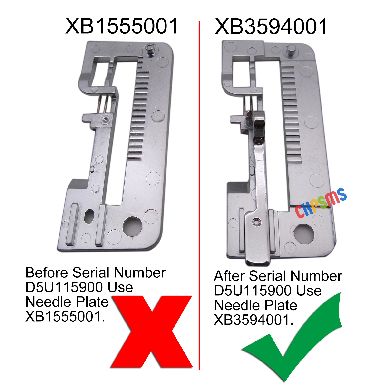 Bandeja De Residuos Para Overlock BROTHER M343D/1034DX/1334DS - Impresa En 3D En Francia, De PLA, Color Rojo