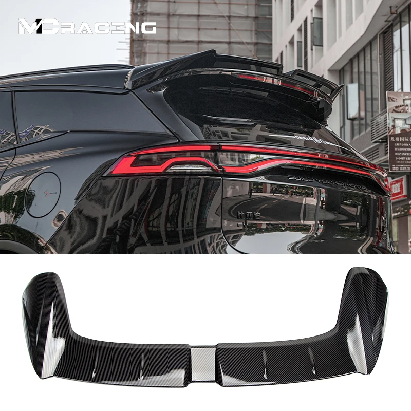 

Спортивный спойлер Mc racing Tang для заднего багажника BYD Tang EV/DMP/DMI/DM, яркий черный/из углеродного волокна