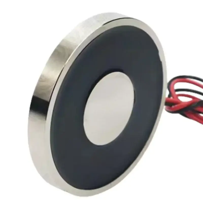 70/9 Holding Electric Sucker Electromagnet Magnet Dc 12V 24V Suction-cup Cylindrical Lifting 25KG Suction Plate Metal China image 2