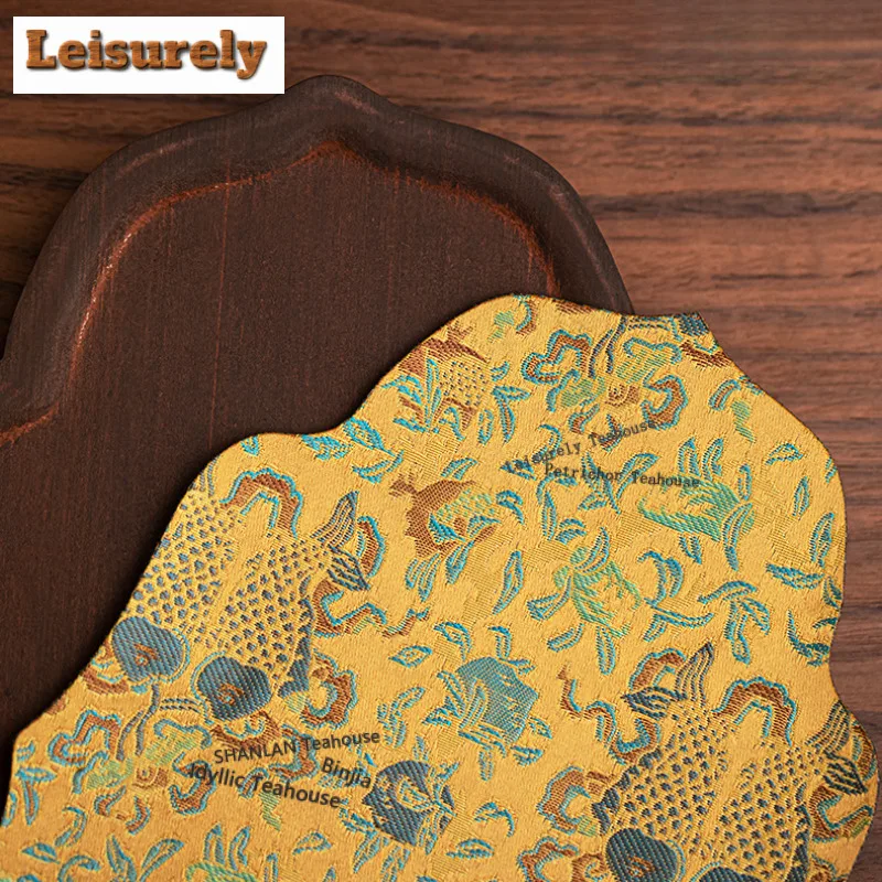 Koi Walnut Color Rectangular Tea Tray Japanese Cuisine Table Coffee Storage Board Trays Provide For Hospitality Dishes For Gift