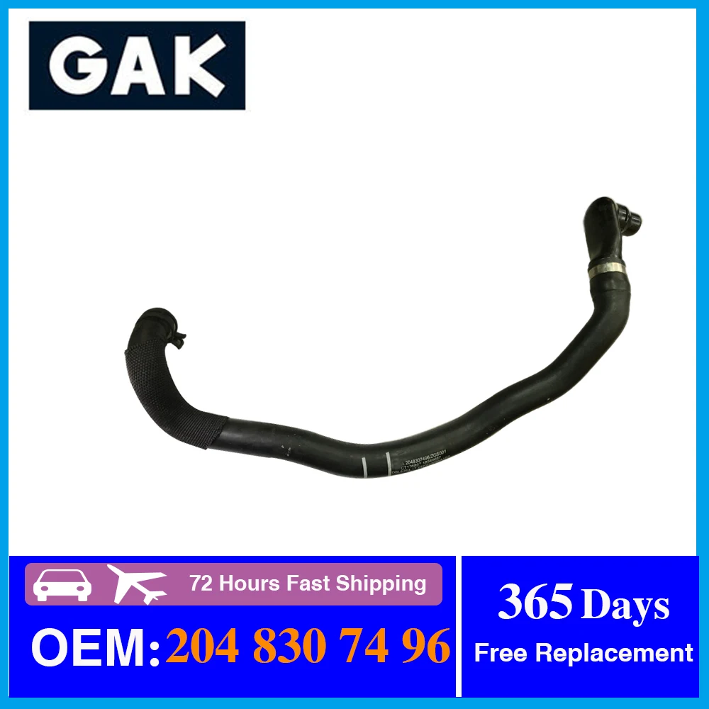 GAK Brand High Quality Radiator Water Pipe For Benz OEM 2048307496 204 gak-brand-high-quality-radiator-water-pipe-for-benz-oem-2048307496-204