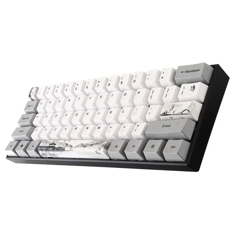 Teclas de Tinta Chinesa Pintura Keycap Conjunto Oem Perfil Pbt Sublimação Keycaps para 60 Anne Pro Real Kludge Teclado Mecânico 72 - Imagem 4