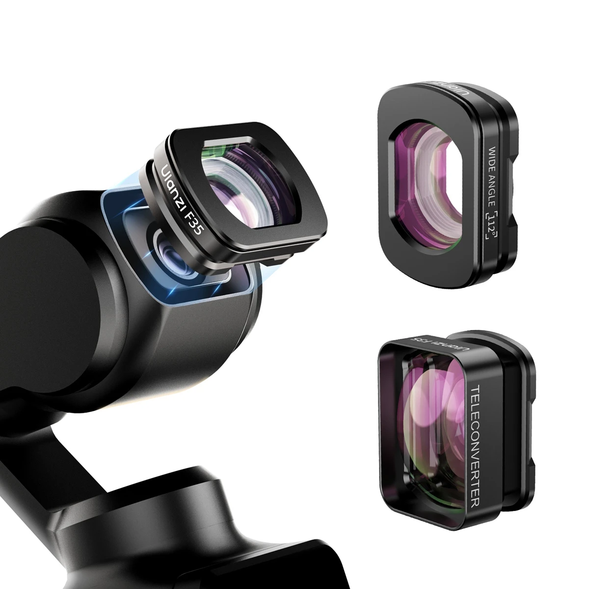 DJI osmo pocket 本体 おまけ付き ulanziワイドレンズ 広角 S7a650958fd7a45759c0277f6a1ed7