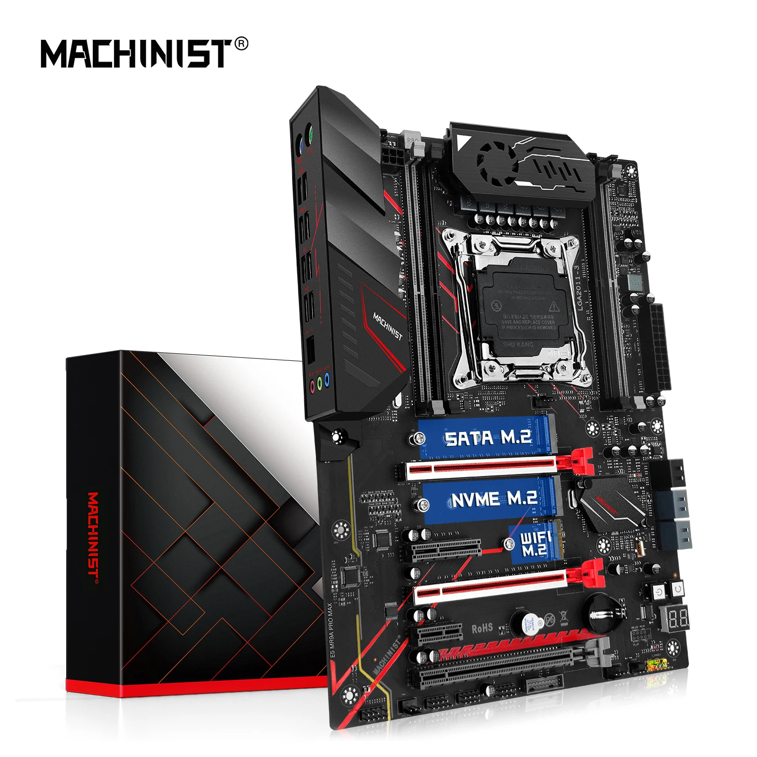Machinist mr9a pro max motherboard x99 lga 2011 3 support xeon e5 v3 v4