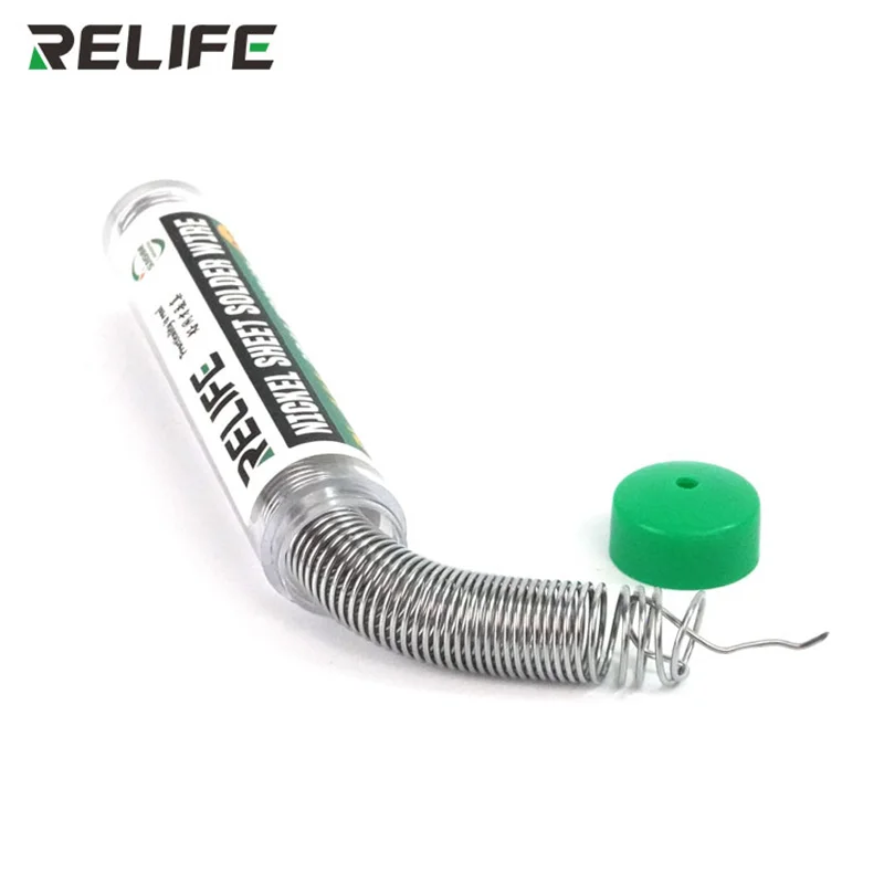 RELIFE RL-444 0.8mm Soldering Wire High Purity Tin Content High Soldering Point For Phone Battery Nickel Sheet Welding Repair
