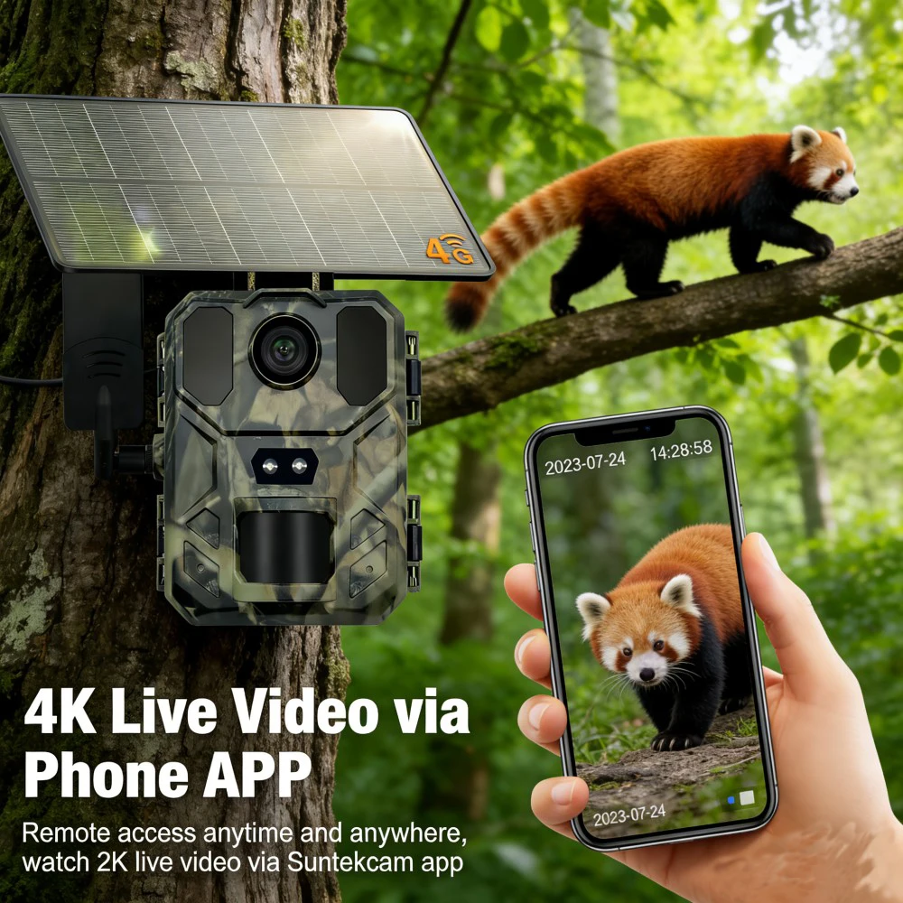 4G Solar Wildlife Camera 4
