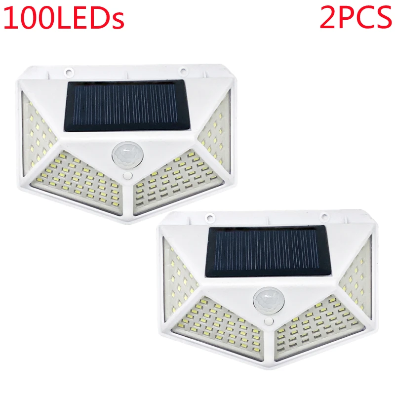 solar powered led lights 100LED ip65 Solar Light Outdoor Solar Lamp PIR Motion Sensor Wall Light Waterproof Solar Powered Sunlight For Garden Decoration. solar sensor wall light Solar Lamps