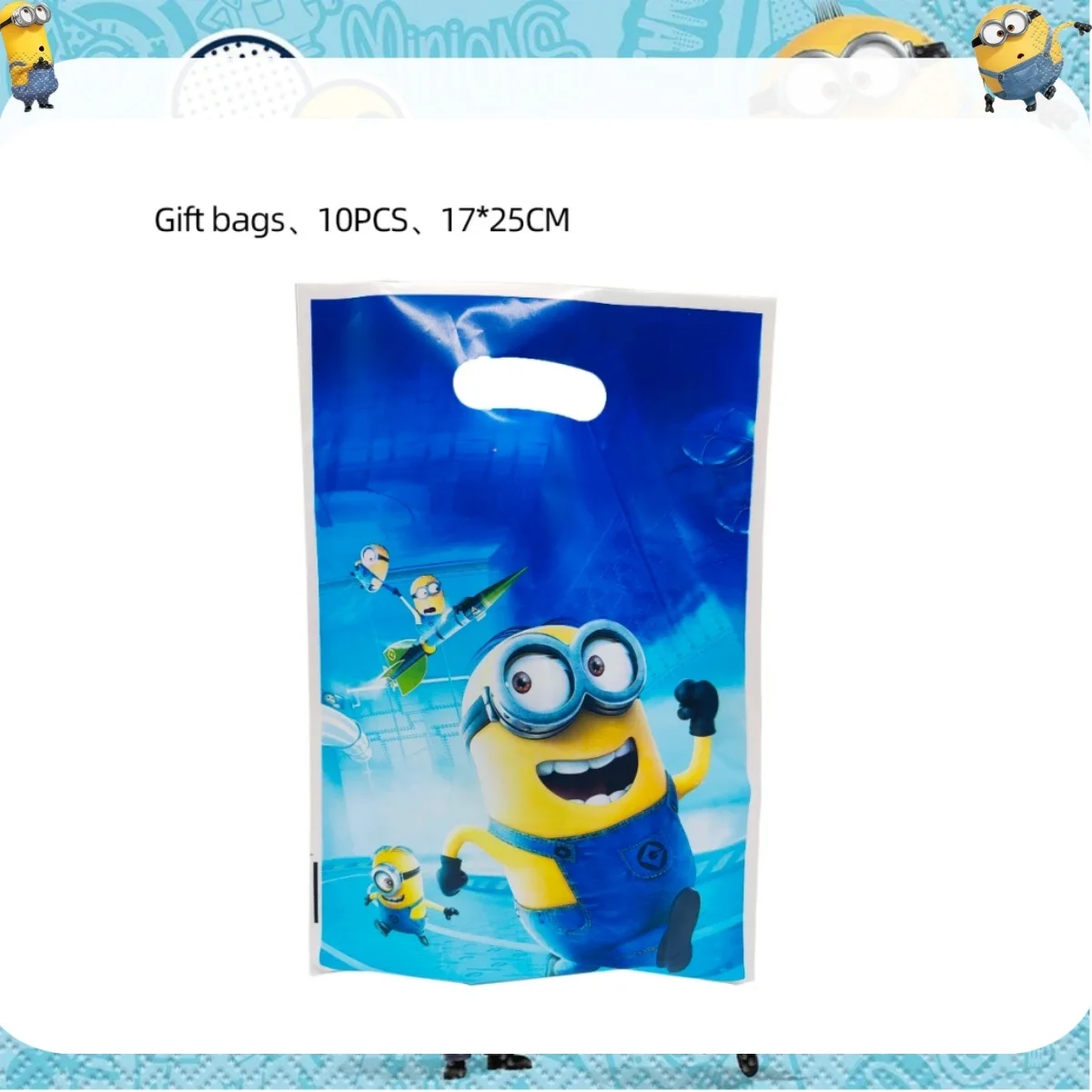 Big Eye Yellow Man Birthday Party Supplies - Disposable Tableware Tablecloth Plates Cups Balloons