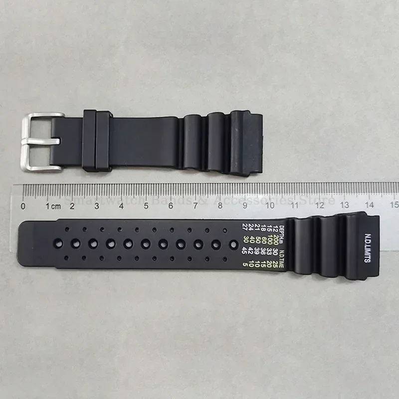 Premium Diver Silicone Rubber Strap - 20mm, 22mm, 24mm Watch Band