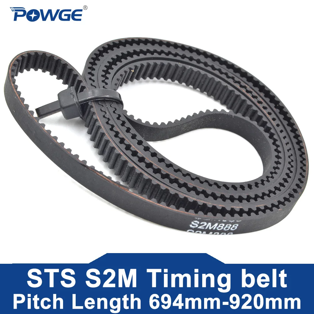 Correia Cronometrando do Powge-borracha Sts S2m lp = 694 710 714 720 726 750 754 766 800 810 828 840 848 860 880 882 888 892 896 920 Largura 420 mm